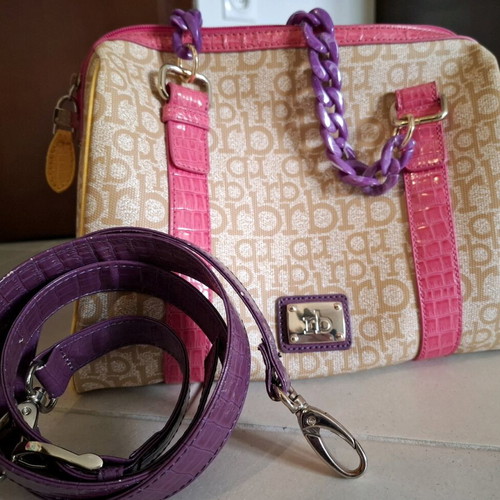 Rocco Barocco multicolor handbag, crossbody option