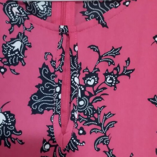 Gigi Parker fuchsia dress, size L, cotton fabric
