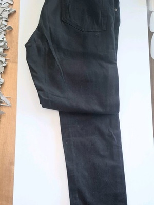 Versace black slim fit chinos, denim, size 28