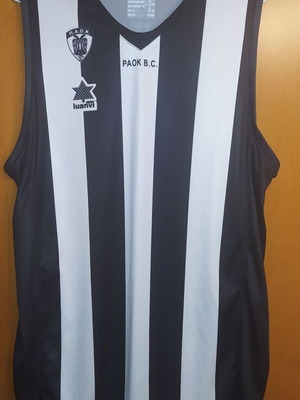 PAOK Basketball Jersey 2015-16 Large, like new, Luanvi