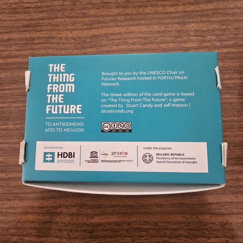 Board game The thing from the future used