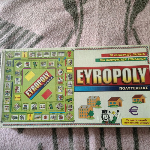 Europoly luxury used board game
