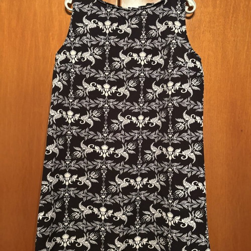 Summer women's dress like new, black and white, size M