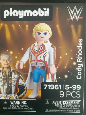 Playmobil WWE Cody Rhodes φιγούρα 71961, 9 τεμάχια