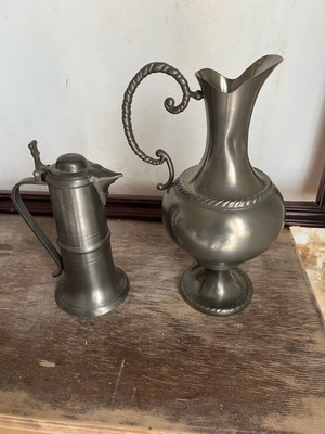 Vintage Rein Zinn pitcher set used