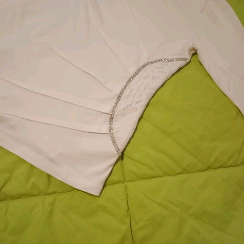 Blouse with 3/4 Sleeve new, white, size M