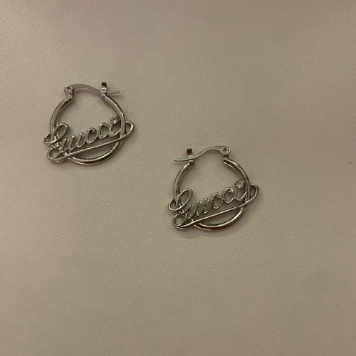 Earrings stainless steel silver plated