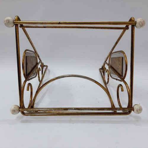Chivas Regal Brass Whiskey Bottle Holder like new, vintage