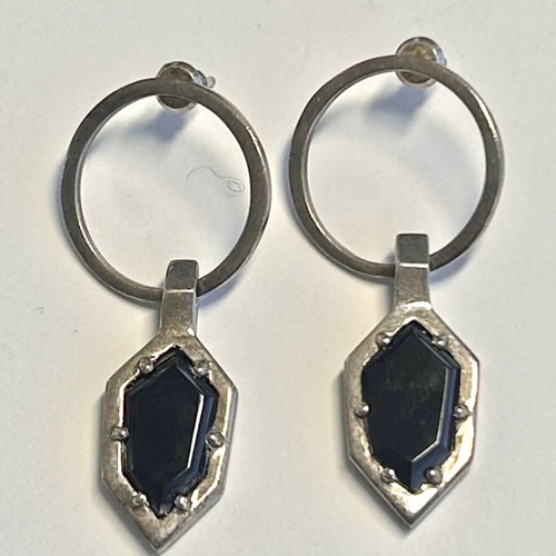 Aloha Gaia 925 Silver Jewelry Set with Black Onyx Style Used