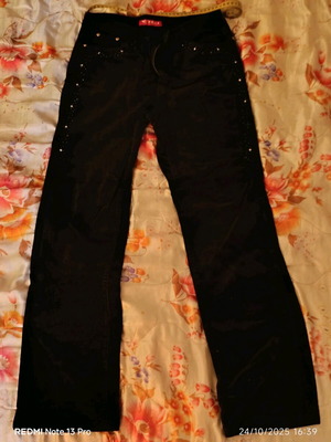 Women's Black Corduroy Pants like new, size 38