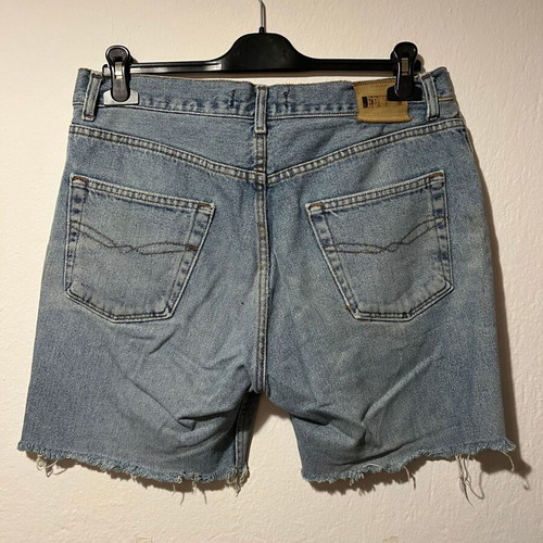 Edwin men jeans shorts used, size 34, blue