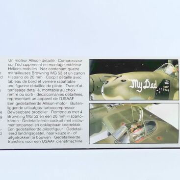 Revell Lockheed P-38J Lightning Model Kit 1:32 scale like new
