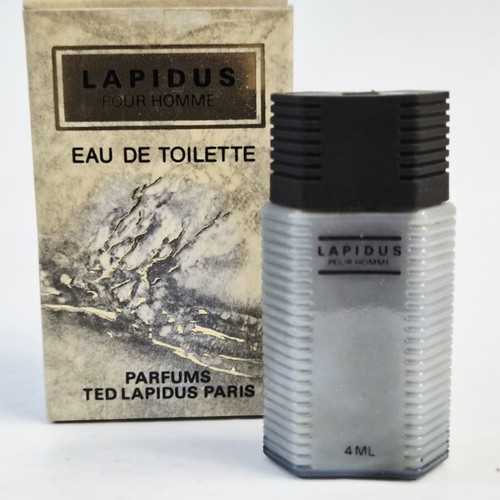 Ted Lapidus Pour Homme Vintage Miniature 4ml Eau de Toilette new