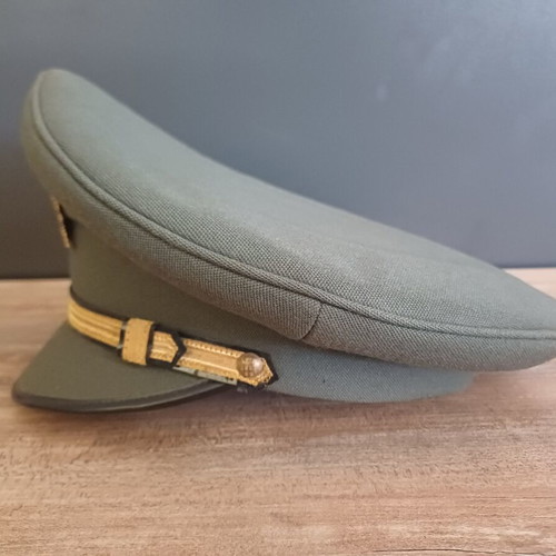 Military cap used, Greek army officer's peaked hat