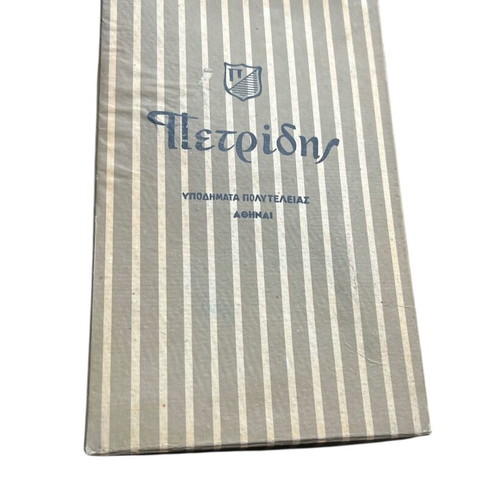 Vintage cardboard shoe packaging boxes used
