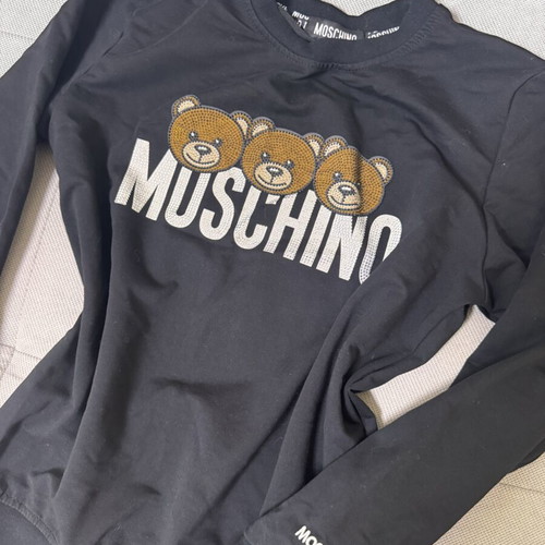 Moschino long sleeve blouse, new, black