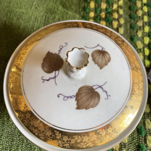 Vintage porcelain sugar bowl with lid Winterling Roslau Bavaria like new