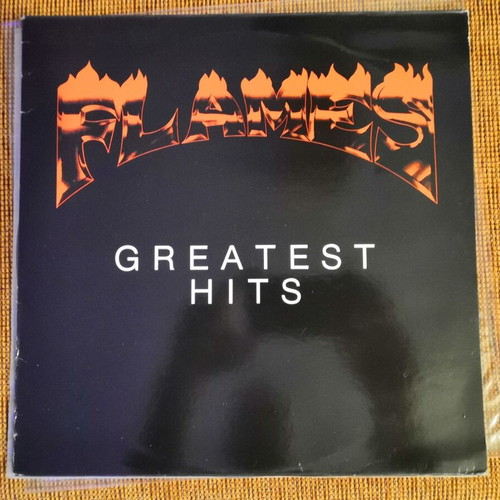 Flames Made in Hell and Greatest Hits vinyls used, metal