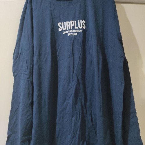 Cotton blouse dress 5XL, blue, plus size