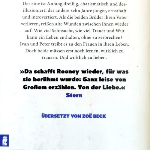 Intermezzo novel like new, German language