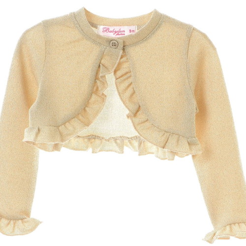 Babylon Fashion toddler gold bolero 18 months new, glitter festive