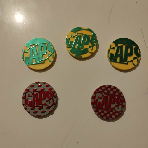 Caps Buttons like new