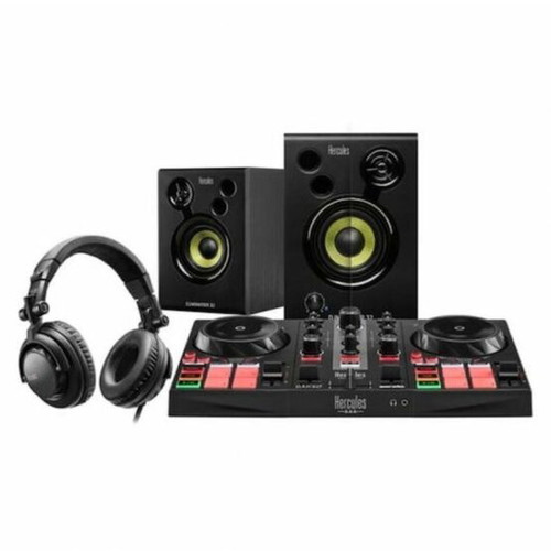 Hercules DJ kit like new with console, speakers and headphones