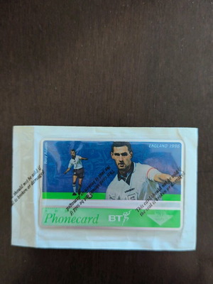 England phone card sealed new