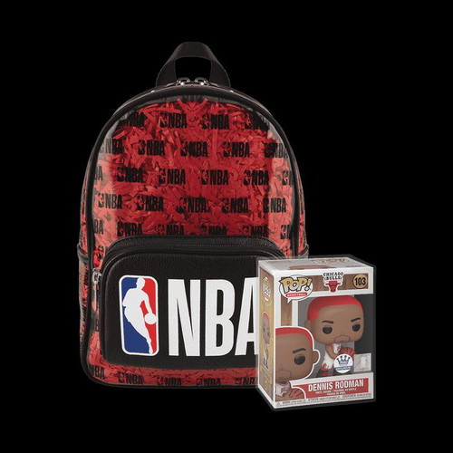 Funko Pop Basketball NBA Chicago Bulls #103 Dennis Rodman new with Mini Backpack