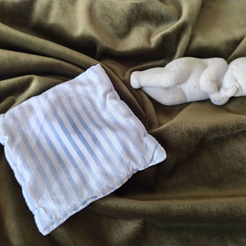 Limestone sleeping newborn baby figurine like new
