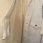 Παλτό H&M Studio σουέντ και ψεύτικη μάλλινη επένδυση, αφόρετο