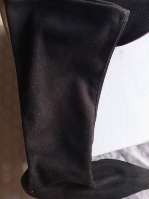 Black Kastoria pointed leather boots, low heel size 39