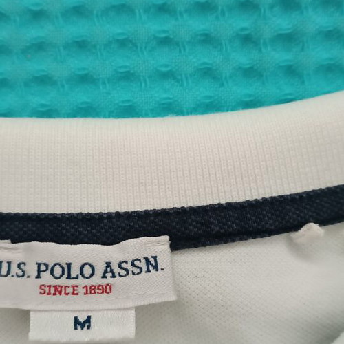 U.S. Polo Assn. polo shirt medium, white