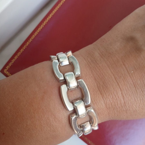 925 silver solid bracelet, 30 grams, 18 cm