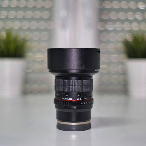 Samyang 14mm f/2.8 ED AS IF UMC lens for Sony E-Mount used