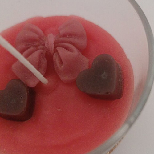Candle in glass with blackberry scent new