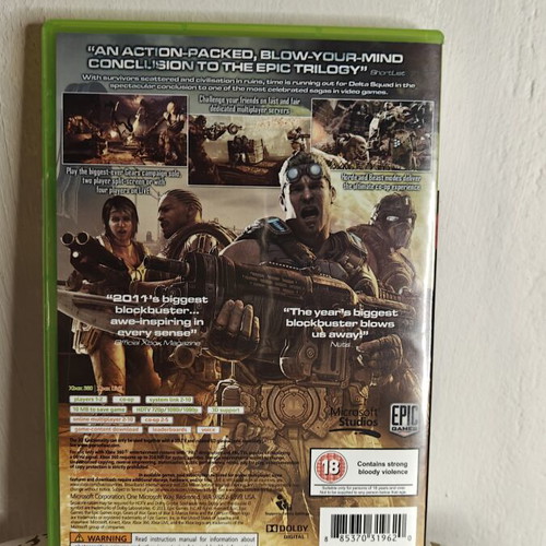 Gears of War 3 Xbox 360 game