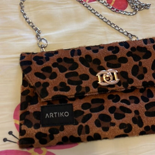 Artiko shoulder bag, black and brown