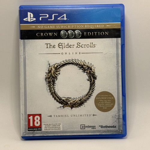 The Elder Scrolls Online PS4 used action adventure game