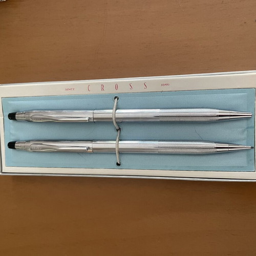 Cross Century 3501 set vintage pen and mechanical pencil like new with original box