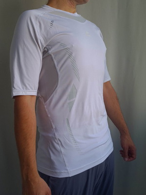 Adidas Techfit Climacool Compression men's sports shirt XL like new, white