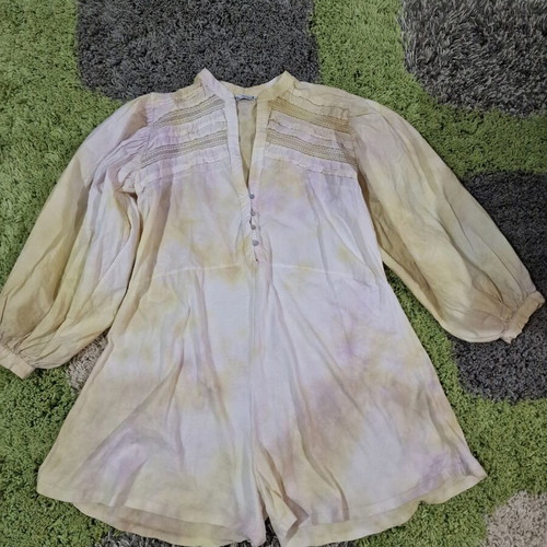 Zara Tie Dye Playsuit long sleeves size M like new