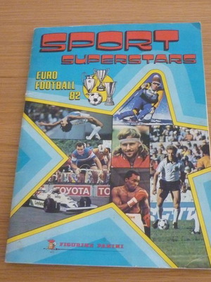 Албум Sport Superstars Euro Football '82 Panini употребяван