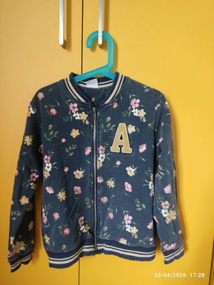 Children's zip-up sweatshirt jacket Zara like new, multicolor