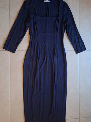 Celestino midi dress blue like new made of viscose