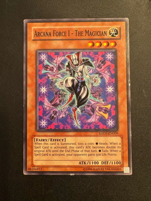Yugioh Card used, LODT set, oldschool