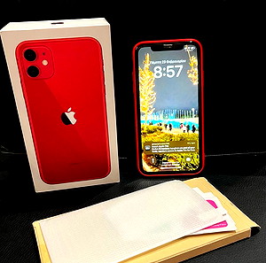 iPhone 11 Red 128gb σε πολύ καλή κατασταση