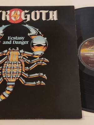 Ostrogoth Ecstasy and Danger LP used, metal