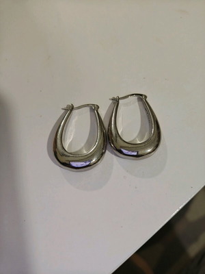 Σκουλαρίκια ασήμι S925 καινούργια, ασημί