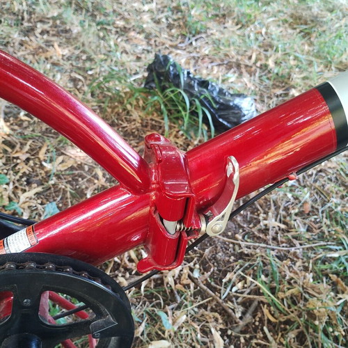 Foldo 20 Inch Folding Bicycle like new, red, 6 speeds